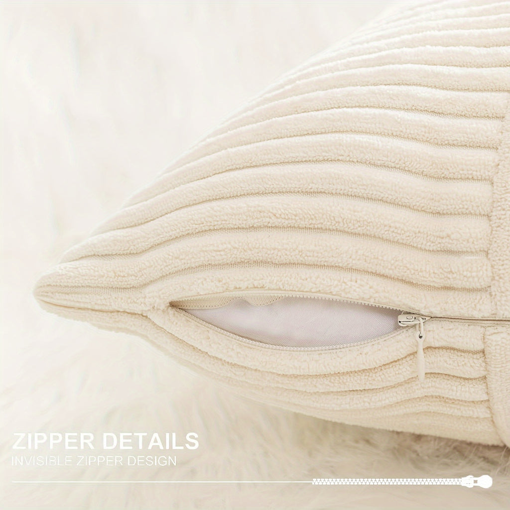 Set de 2 fundas de cojín con diseño a rayas