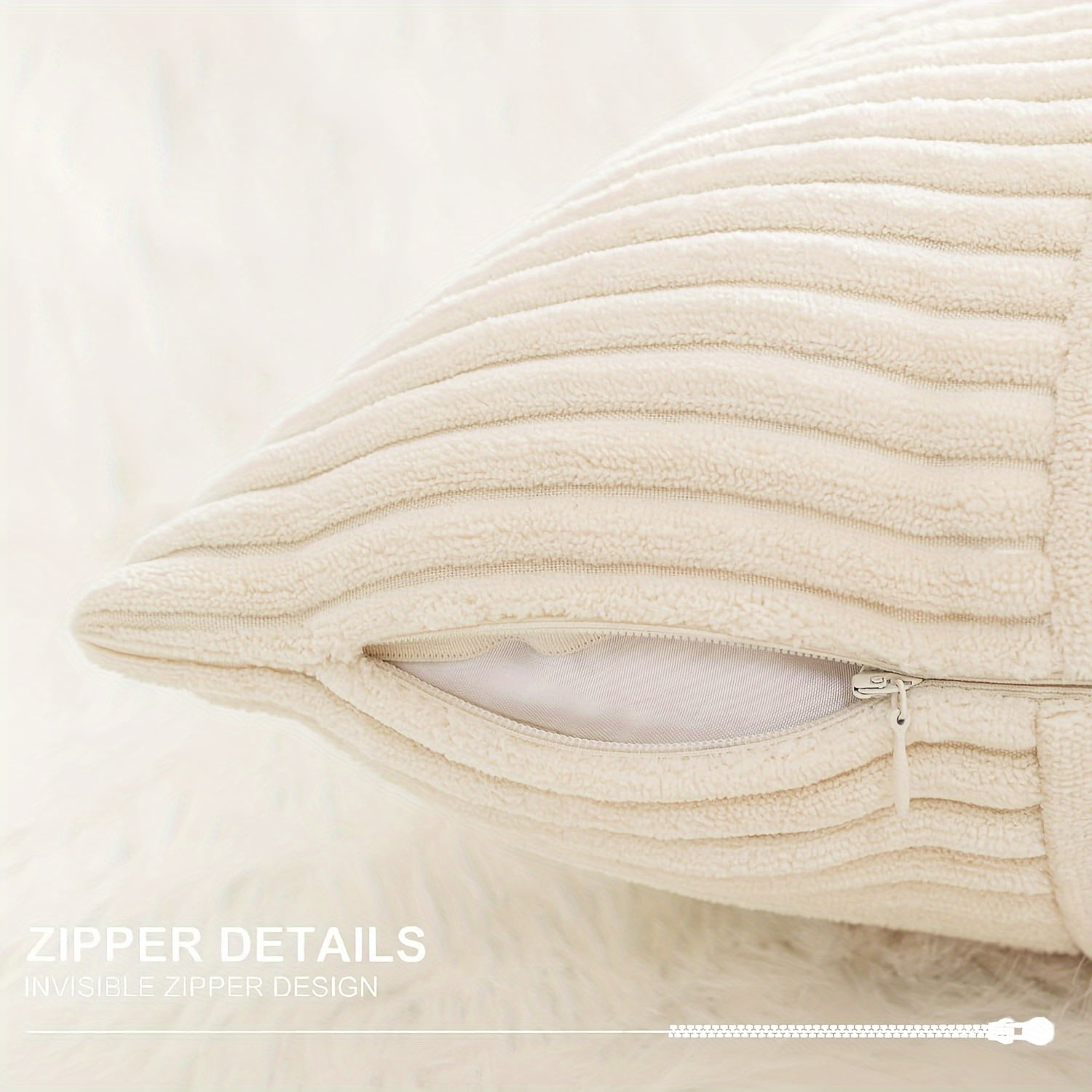 Set de 2 fundas de cojín con diseño a rayas