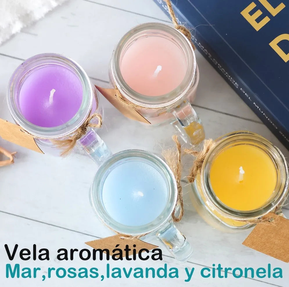 Lote de velas aromáticas