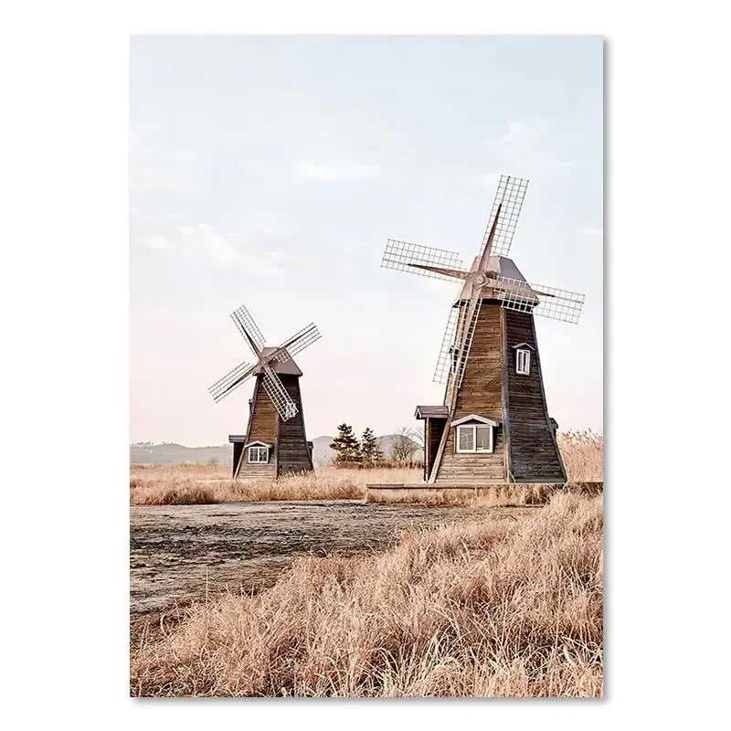 Lámina paisaje nórdico