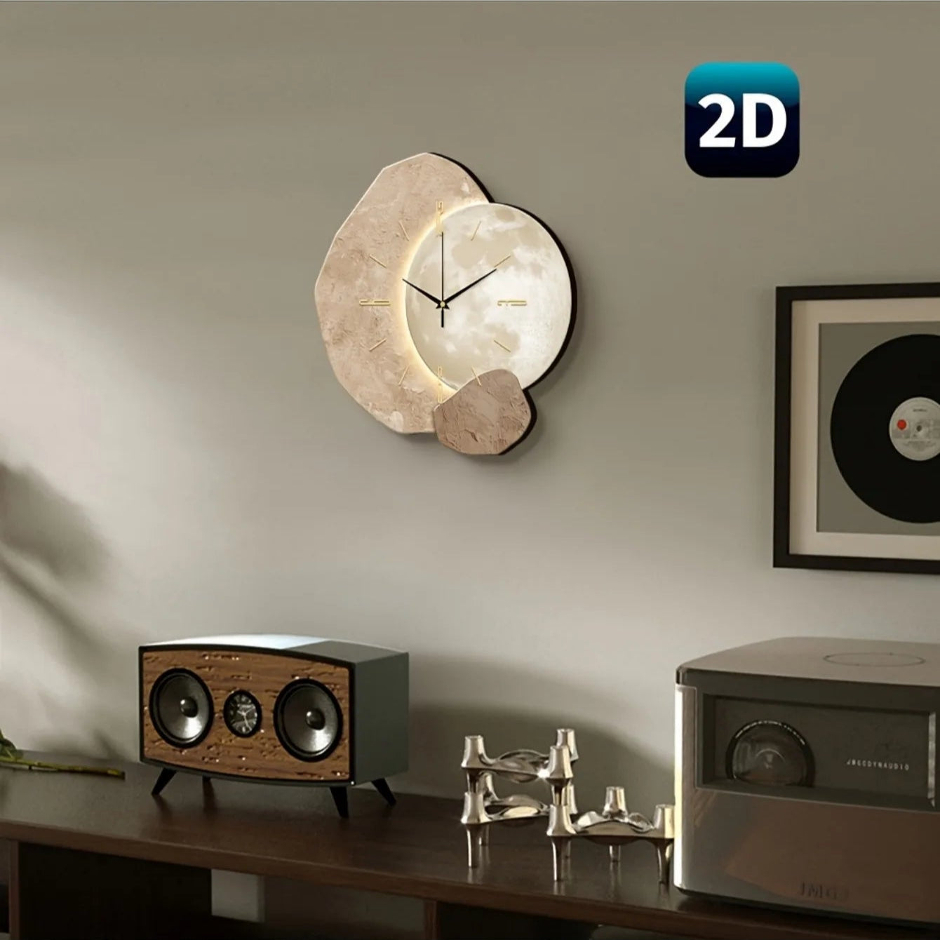Reloj de pared Moon