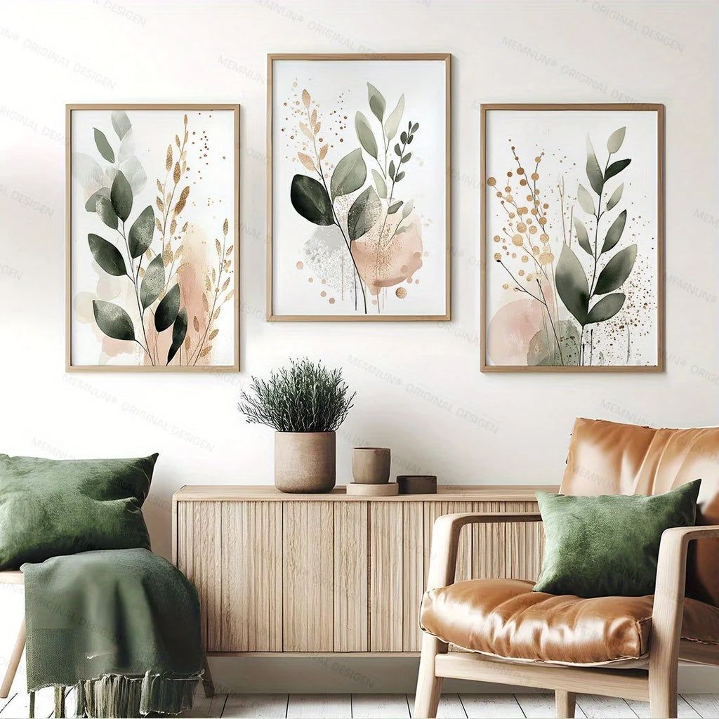 Láminas botánicas 30x40 cm (pack 3)