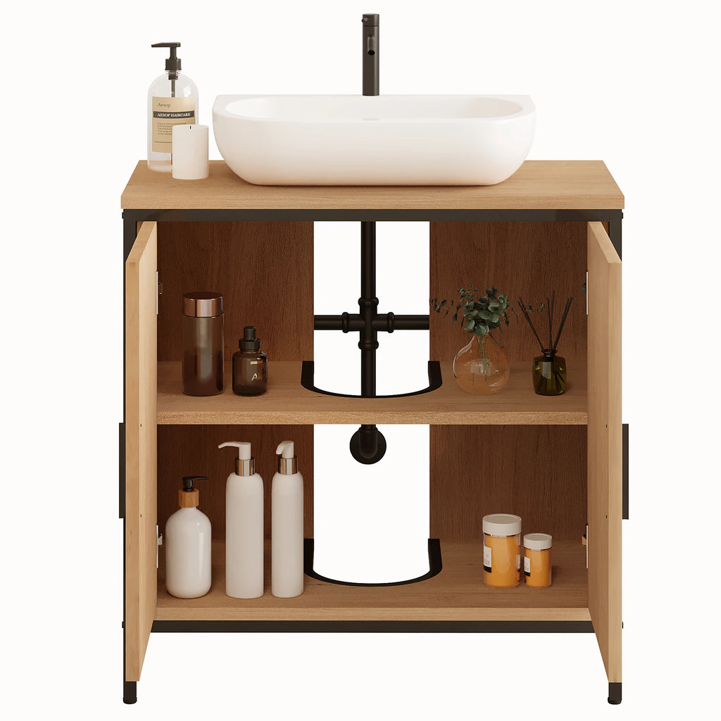 Mueble bajo lavabo con estante interior