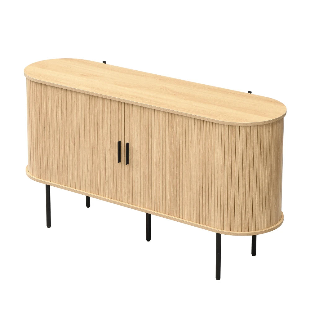 Aparador con puertas enrollables