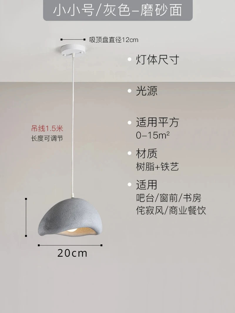 Lámpara colgante estilo japonés