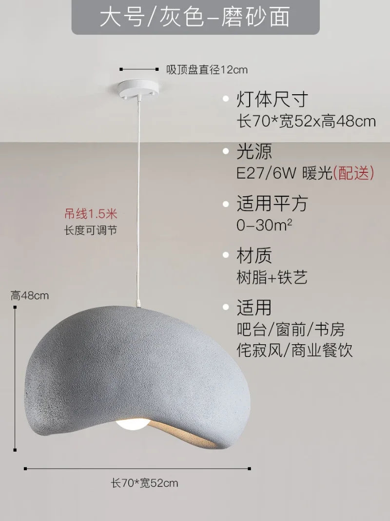 Lámpara colgante estilo japonés