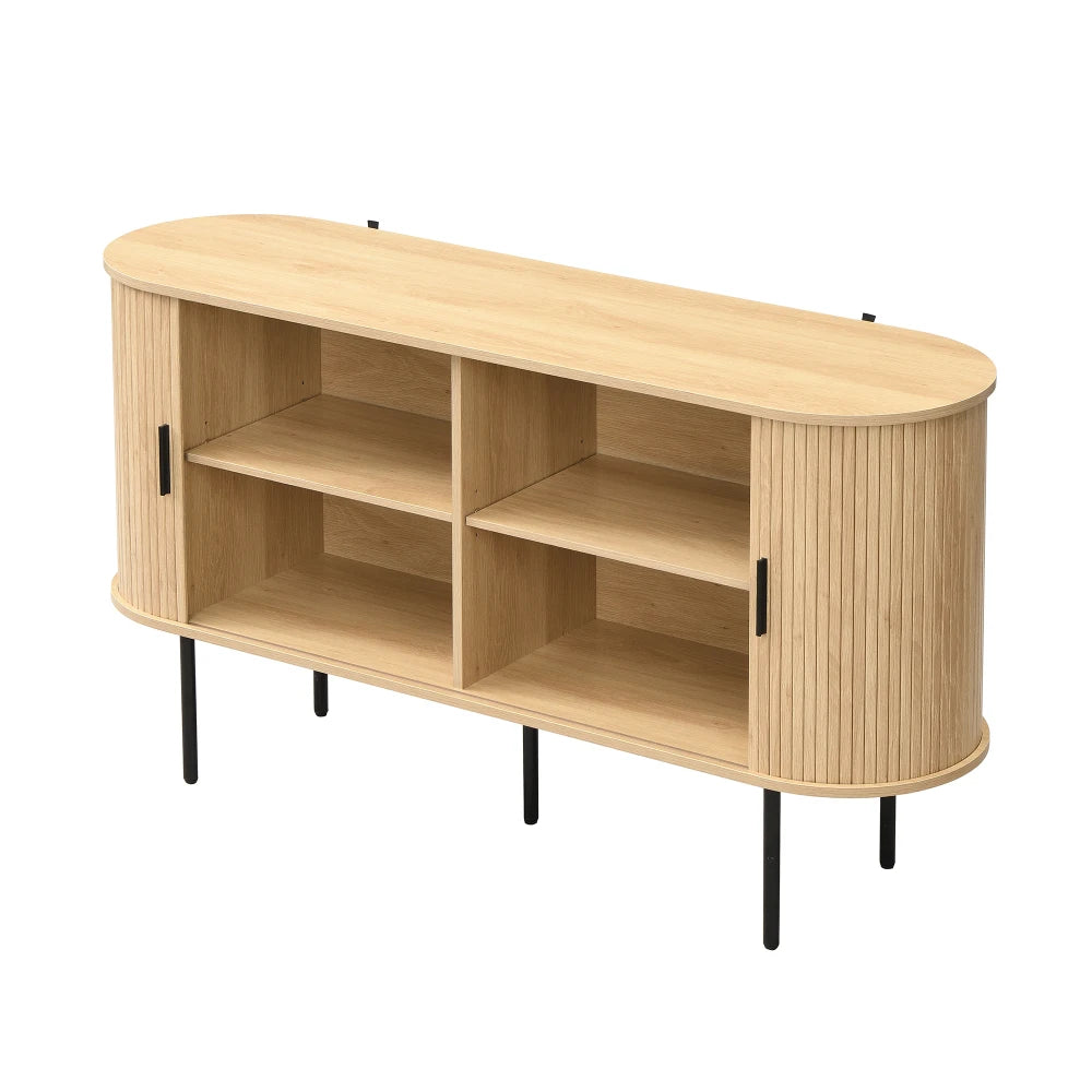 Aparador con puertas enrollables