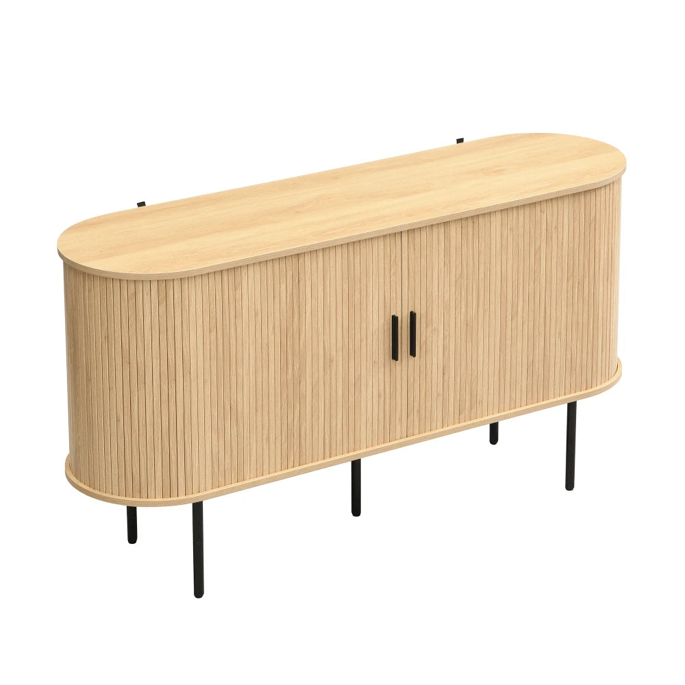 Aparador con puertas enrollables