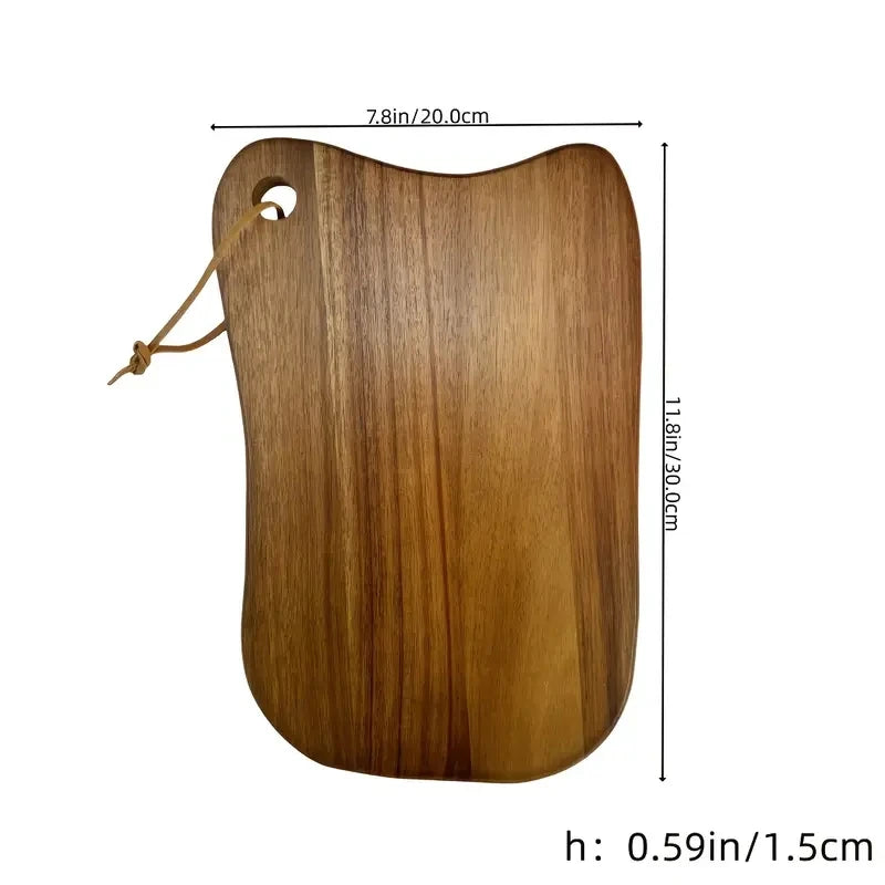 Tabla de cortar de madera de acacia