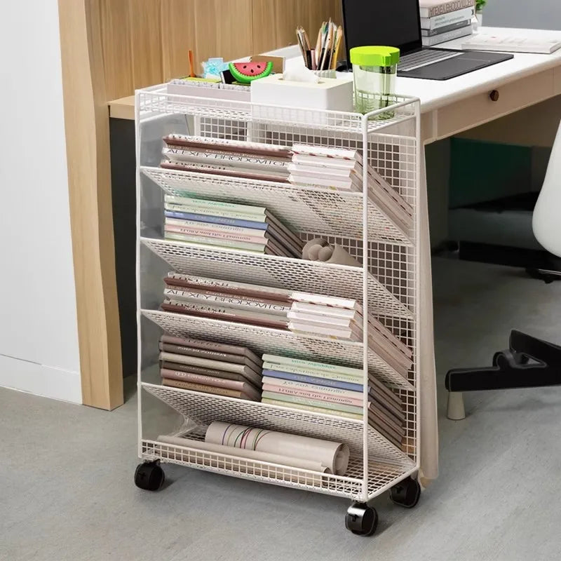 Estantería móvil de metal