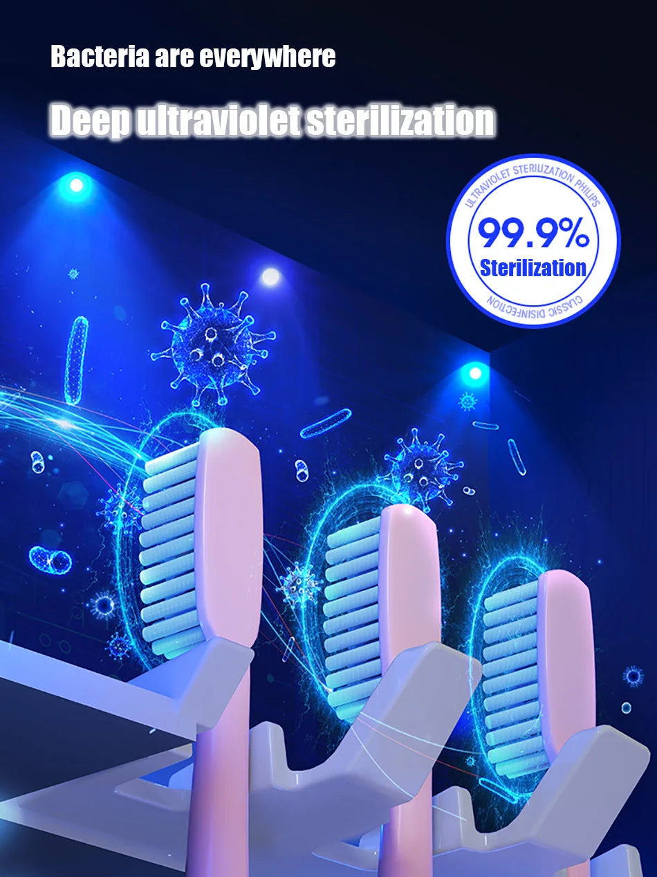 Esterilizador de cepillos con dispensador automático