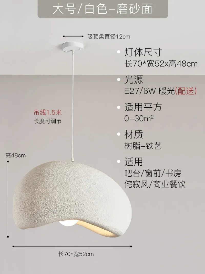 Lámpara colgante estilo japonés