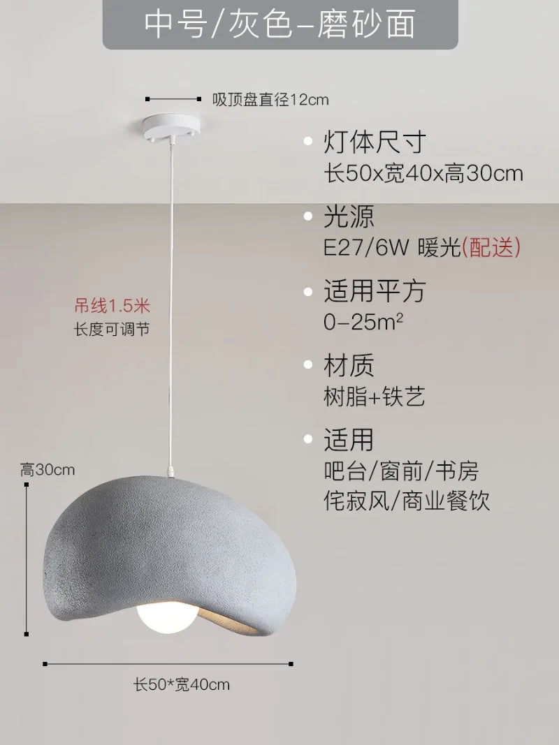 Lámpara colgante estilo japonés