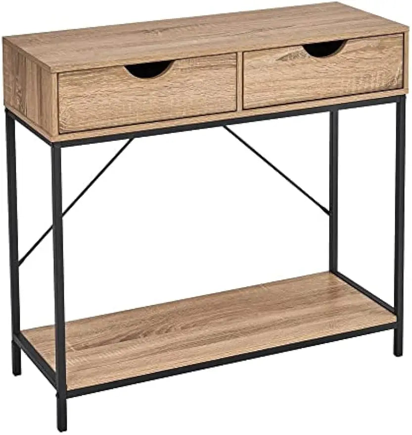Consola de entrada madera y metal