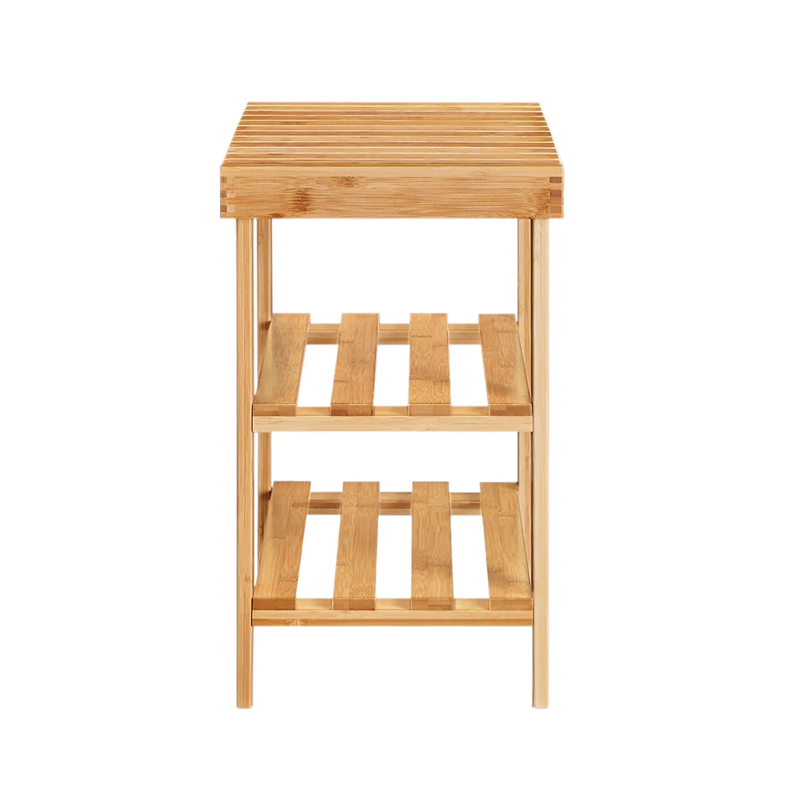 Banco zapatero de bambú