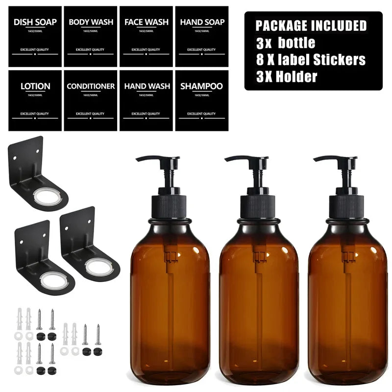 Set de botellas recargables 500 ml
