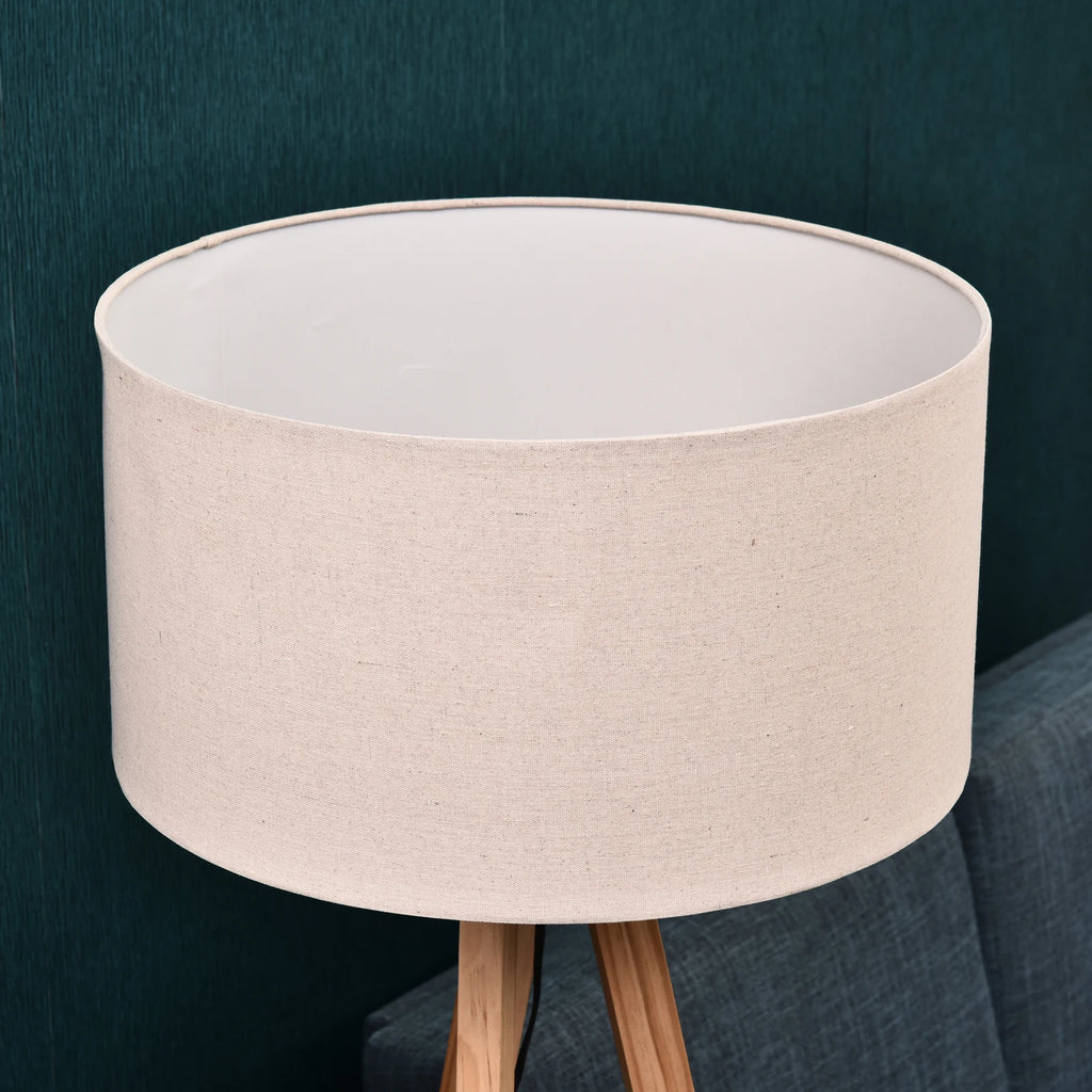 Lámpara de pie con estante