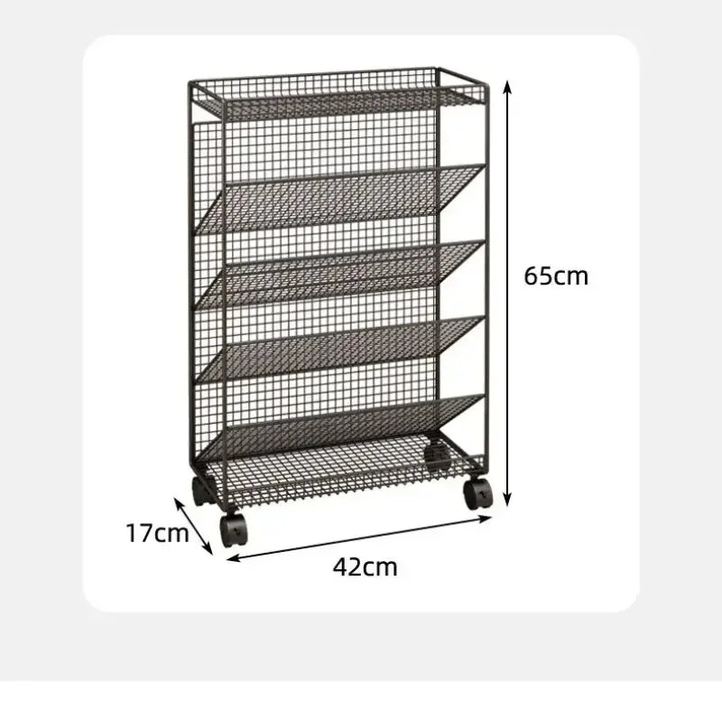 Estantería móvil de metal