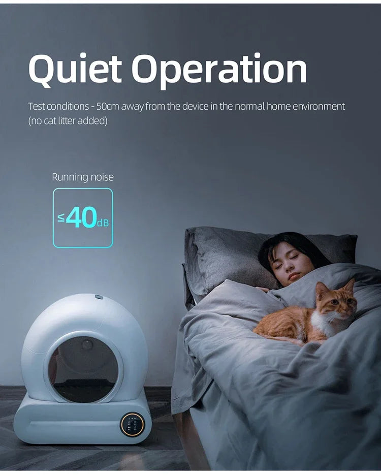 Arenero automático inteligente para gatos