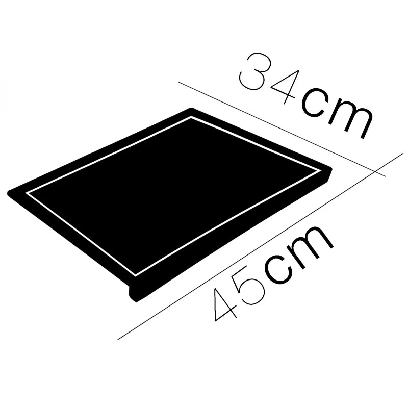 Tabla de cortar de bambú con soporte