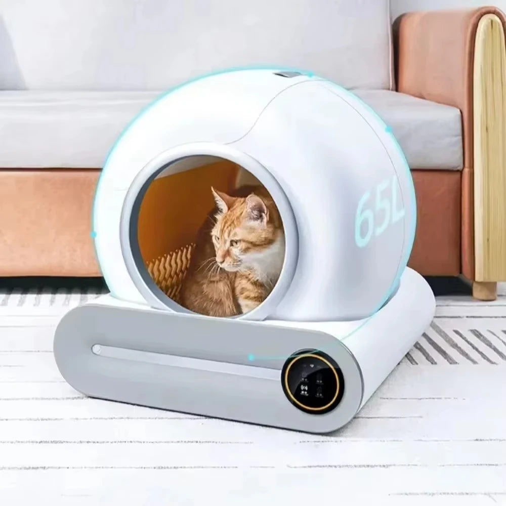 Arenero automático inteligente para gatos