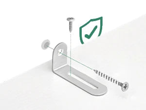 Mueble bajo lavabo con cajón y estantes