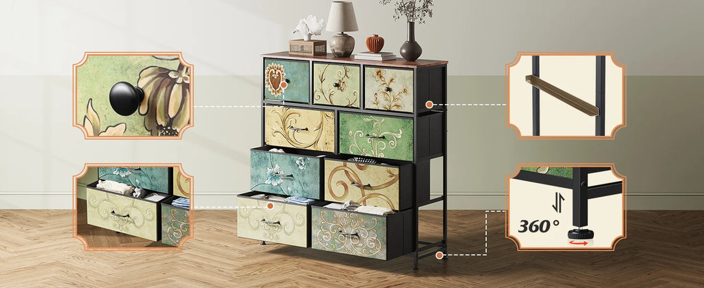 Cómoda estilo bohemio