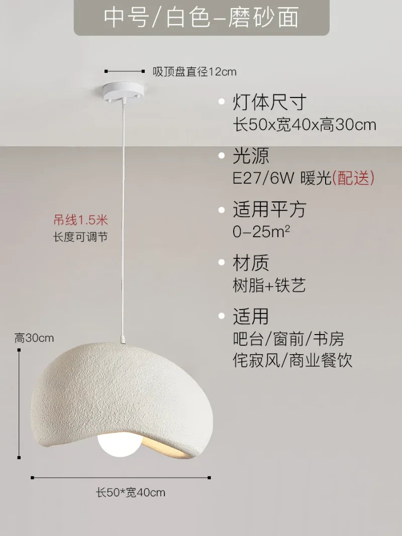 Lámpara colgante estilo japonés