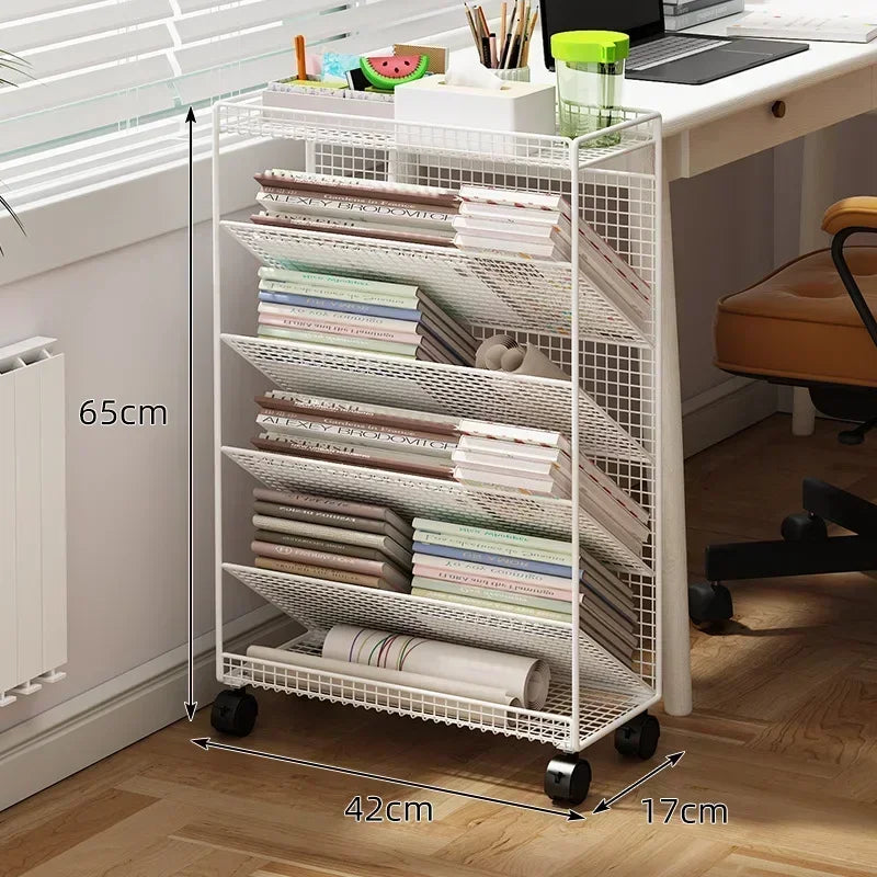 Estantería móvil de metal