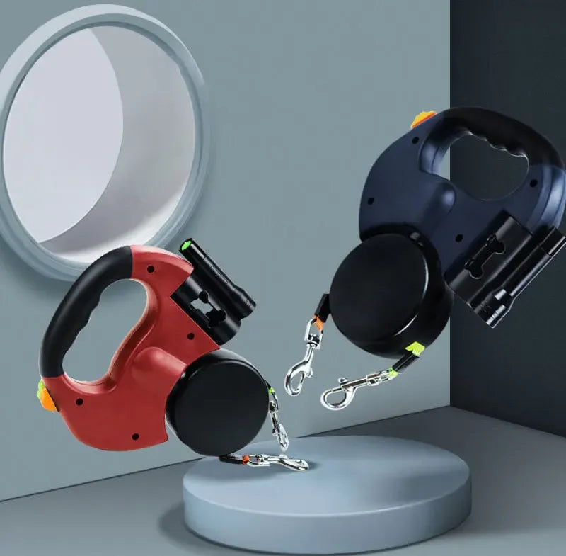 Correa retráctil 3 en 1 para perros