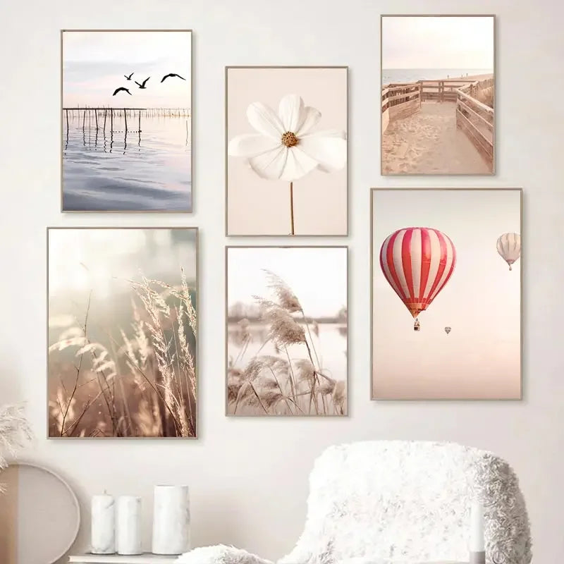 Lámina paisaje nórdico