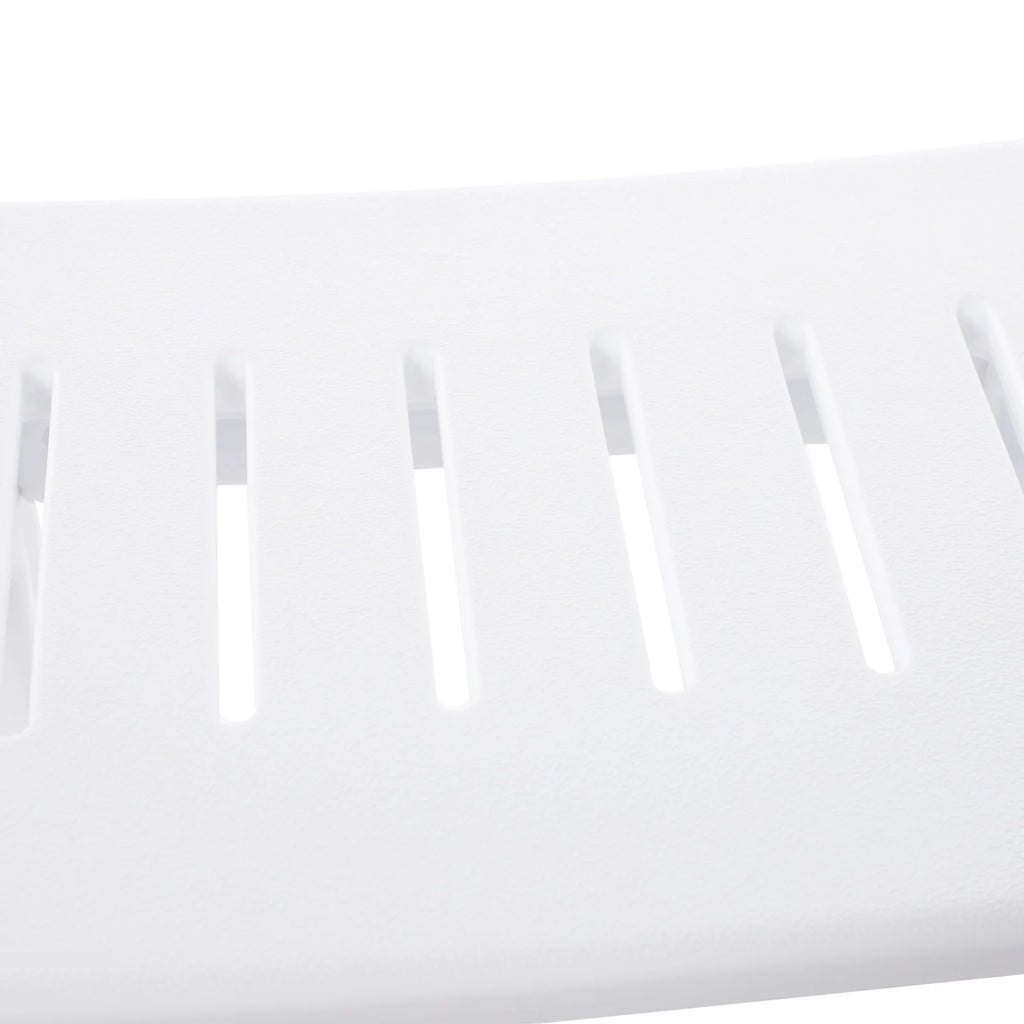 Banco de ducha con estante