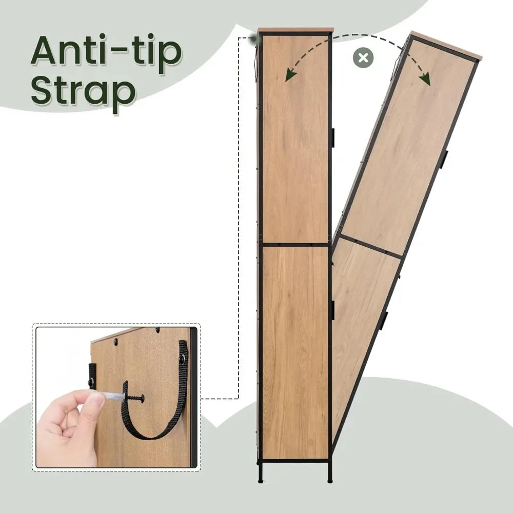 Columna alta con puertas y cajón