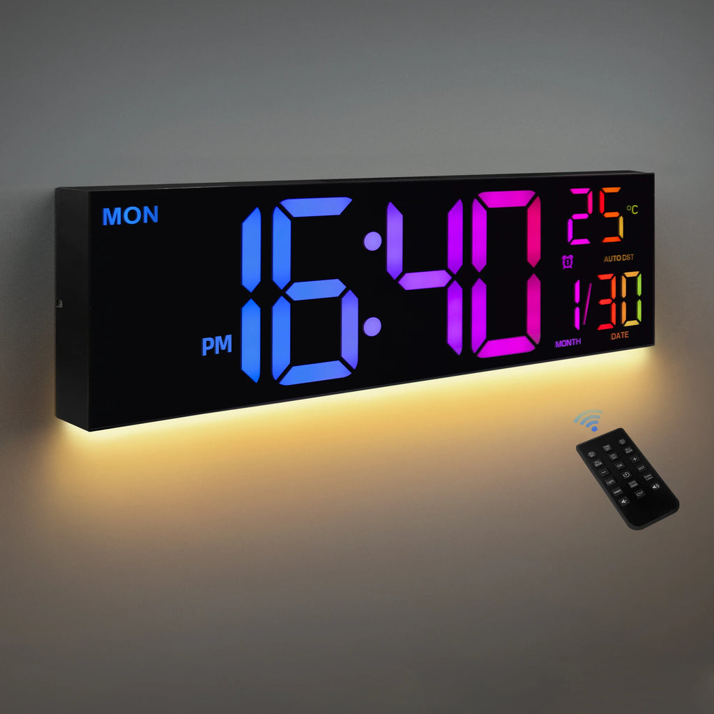 Reloj digital de pared LED