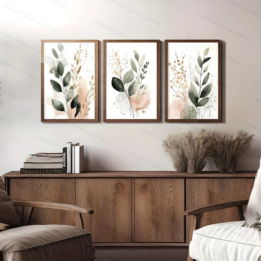 Láminas botánicas 30x40 cm (pack 3)