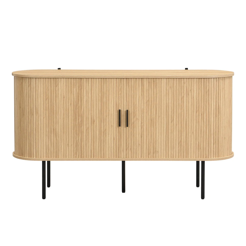 Aparador con puertas enrollables