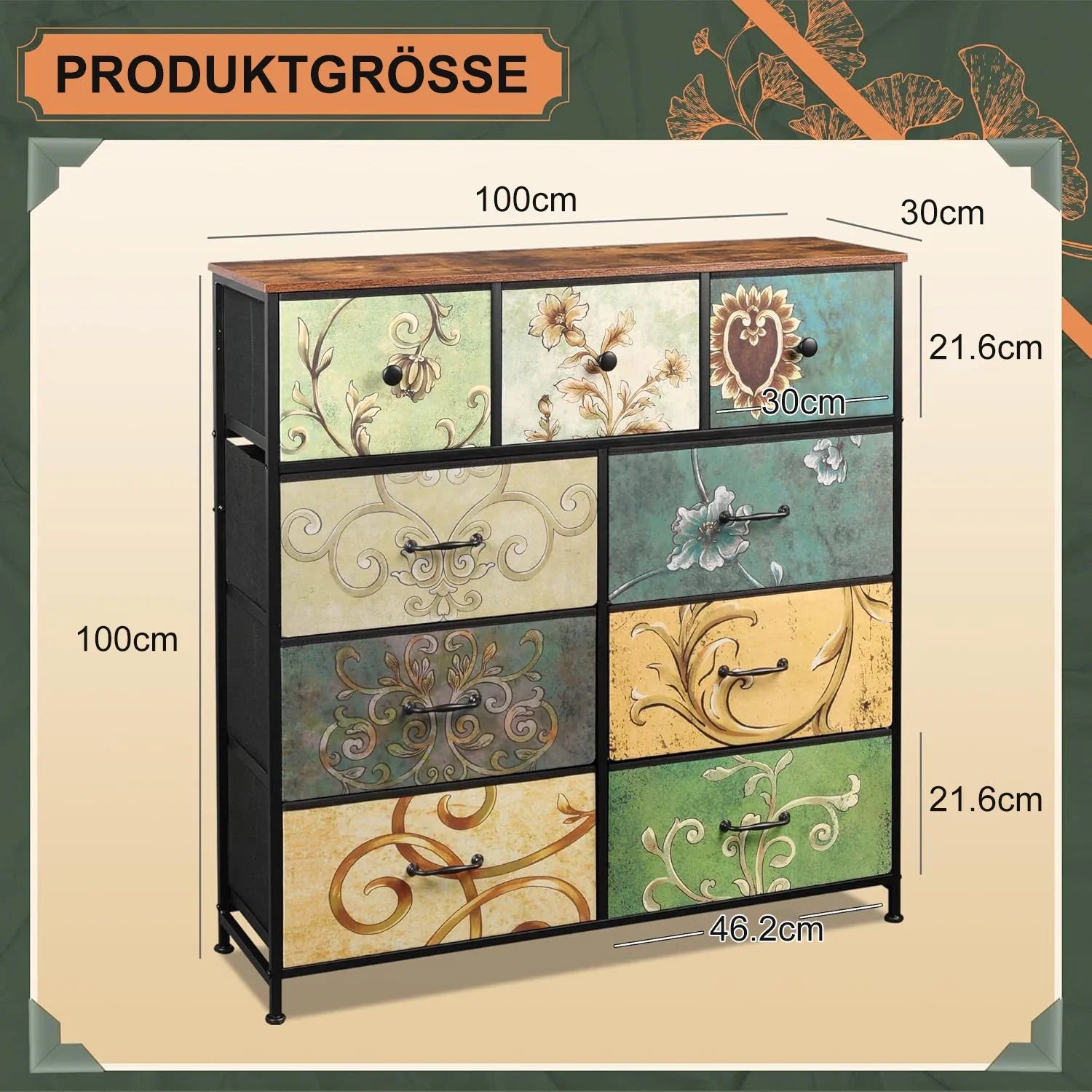 Cómoda estilo bohemio