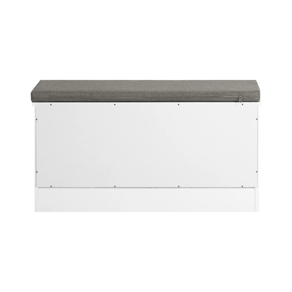 Banco zapatero con casita para mascotas