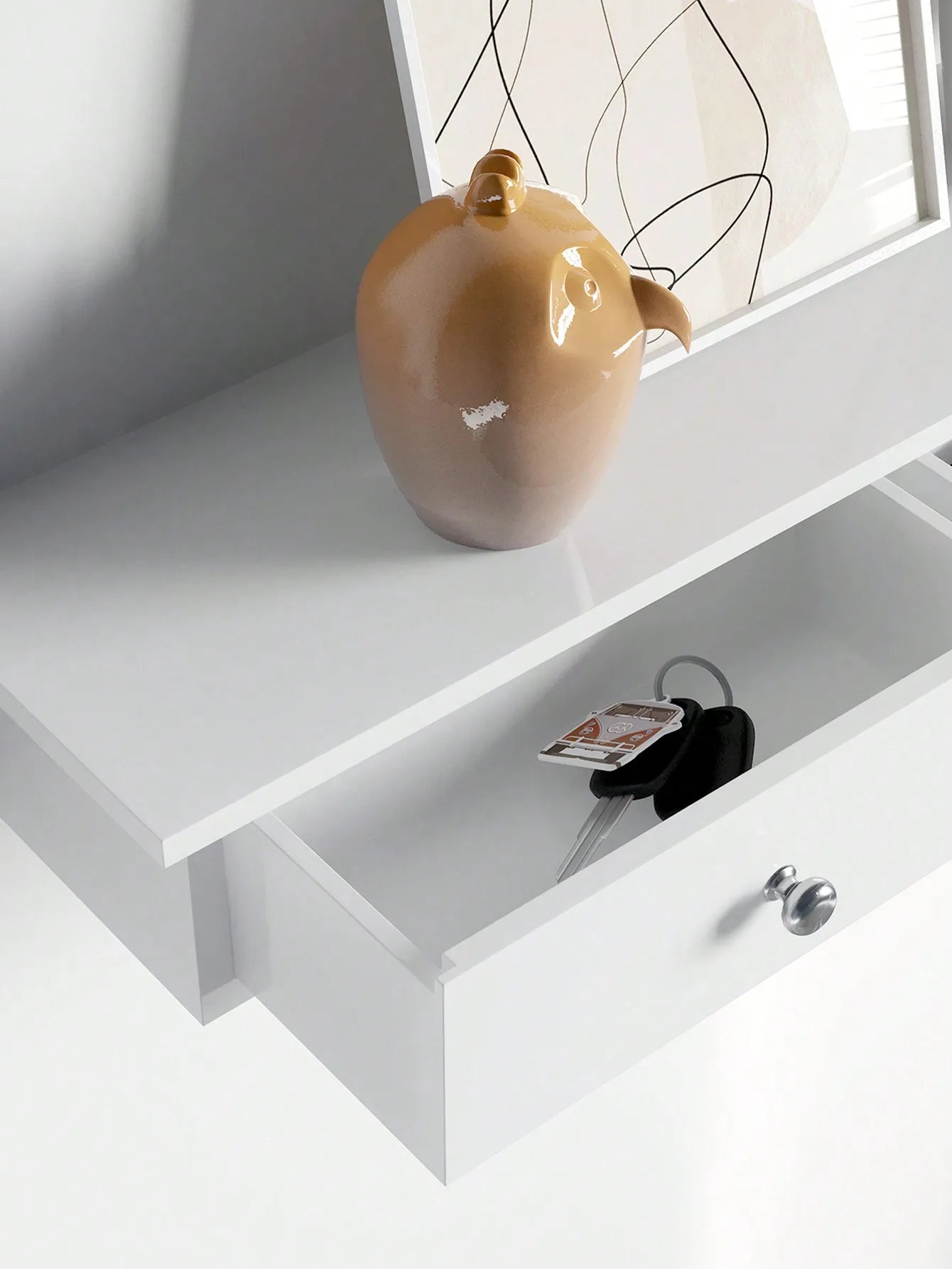 Estante flotante con cajones