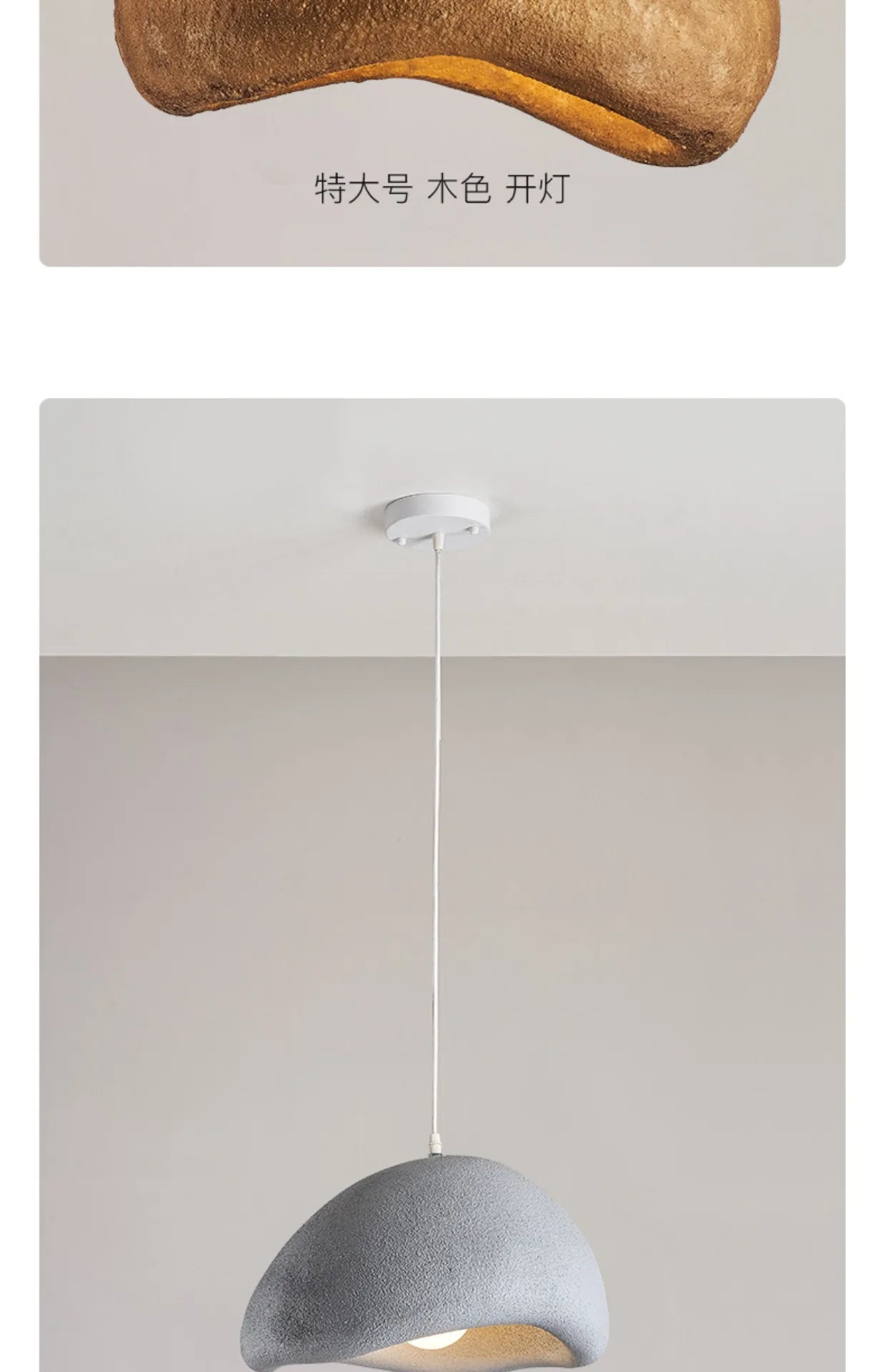 Lámpara colgante estilo japonés