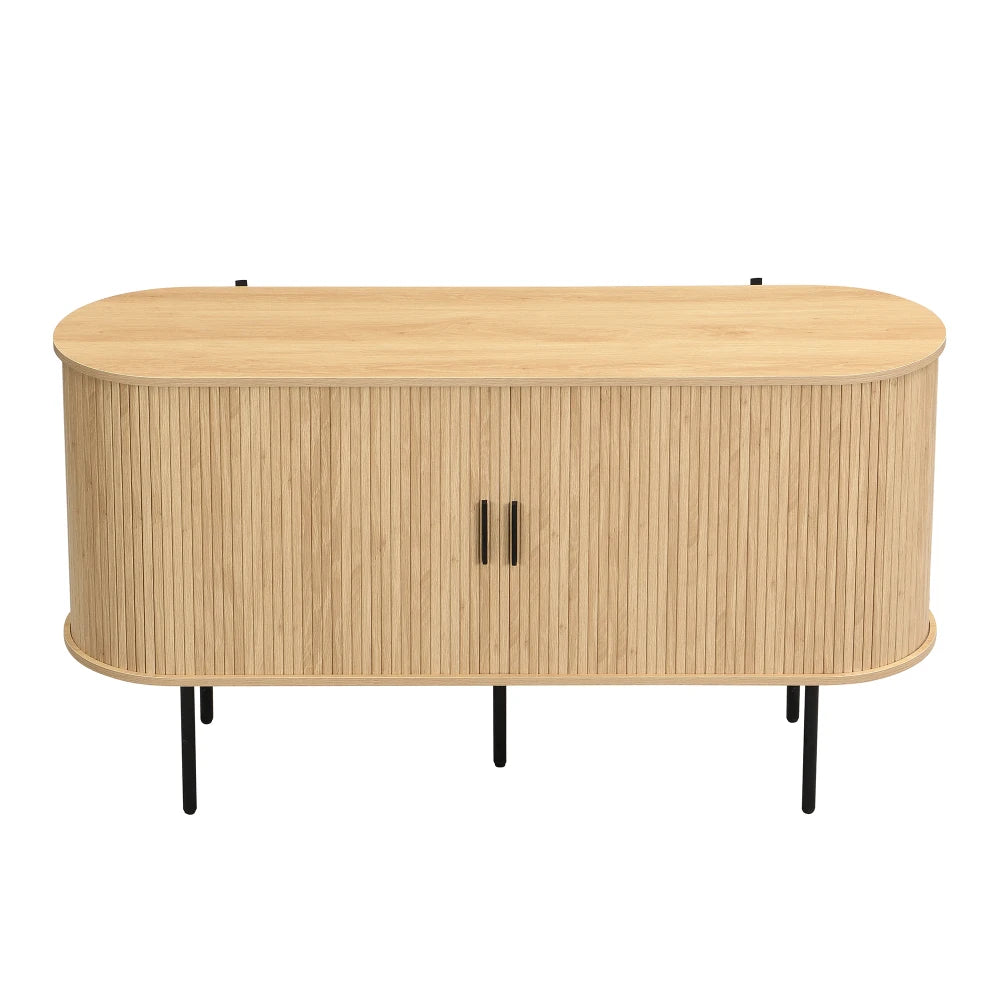 Aparador con puertas enrollables