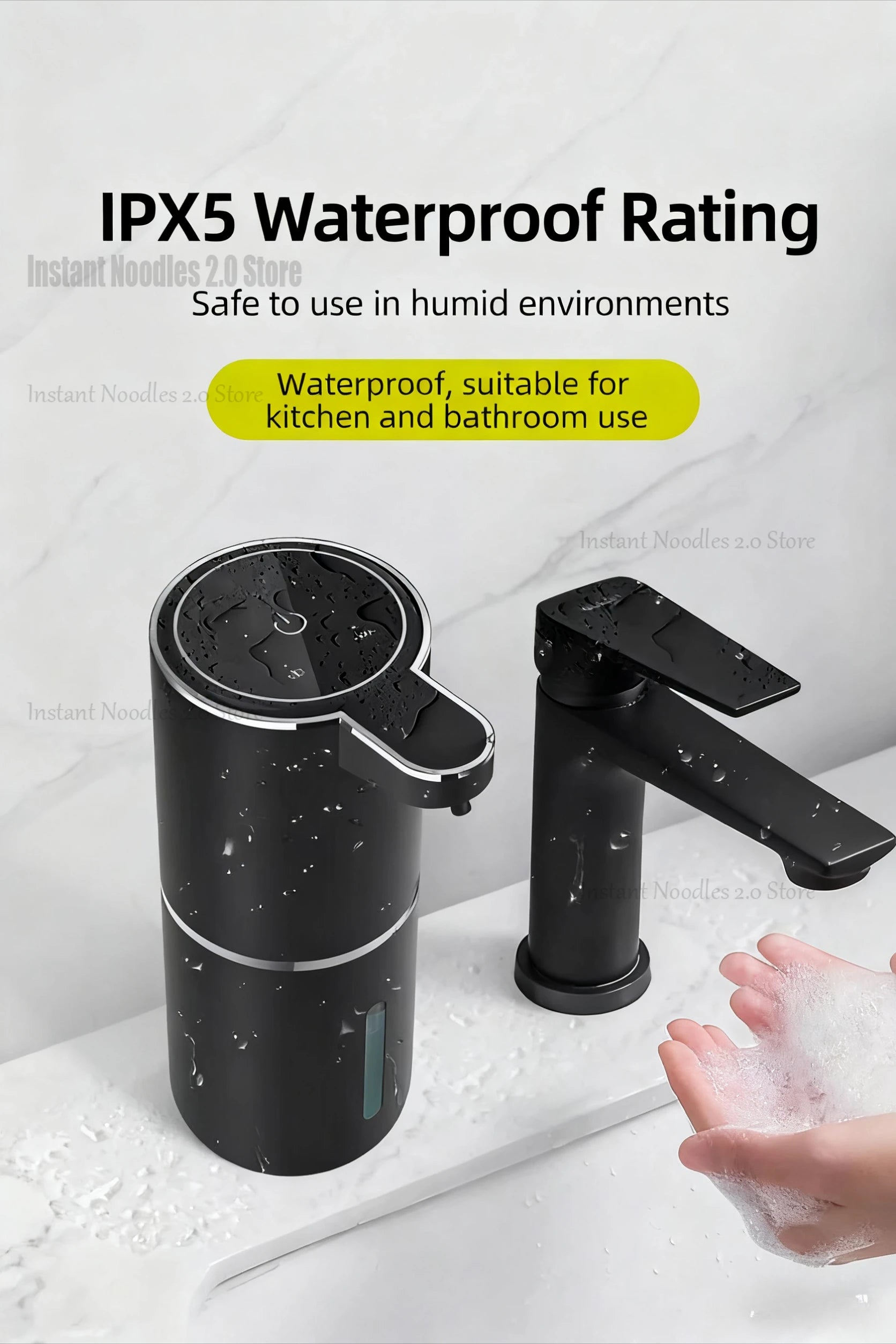 Dispensador automático de jabón