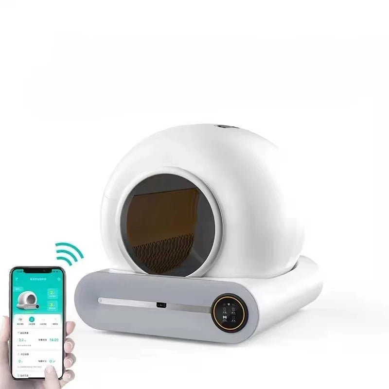 Arenero automático inteligente para gatos