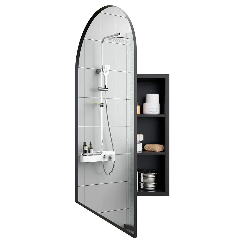 Espejo con armario arqueado