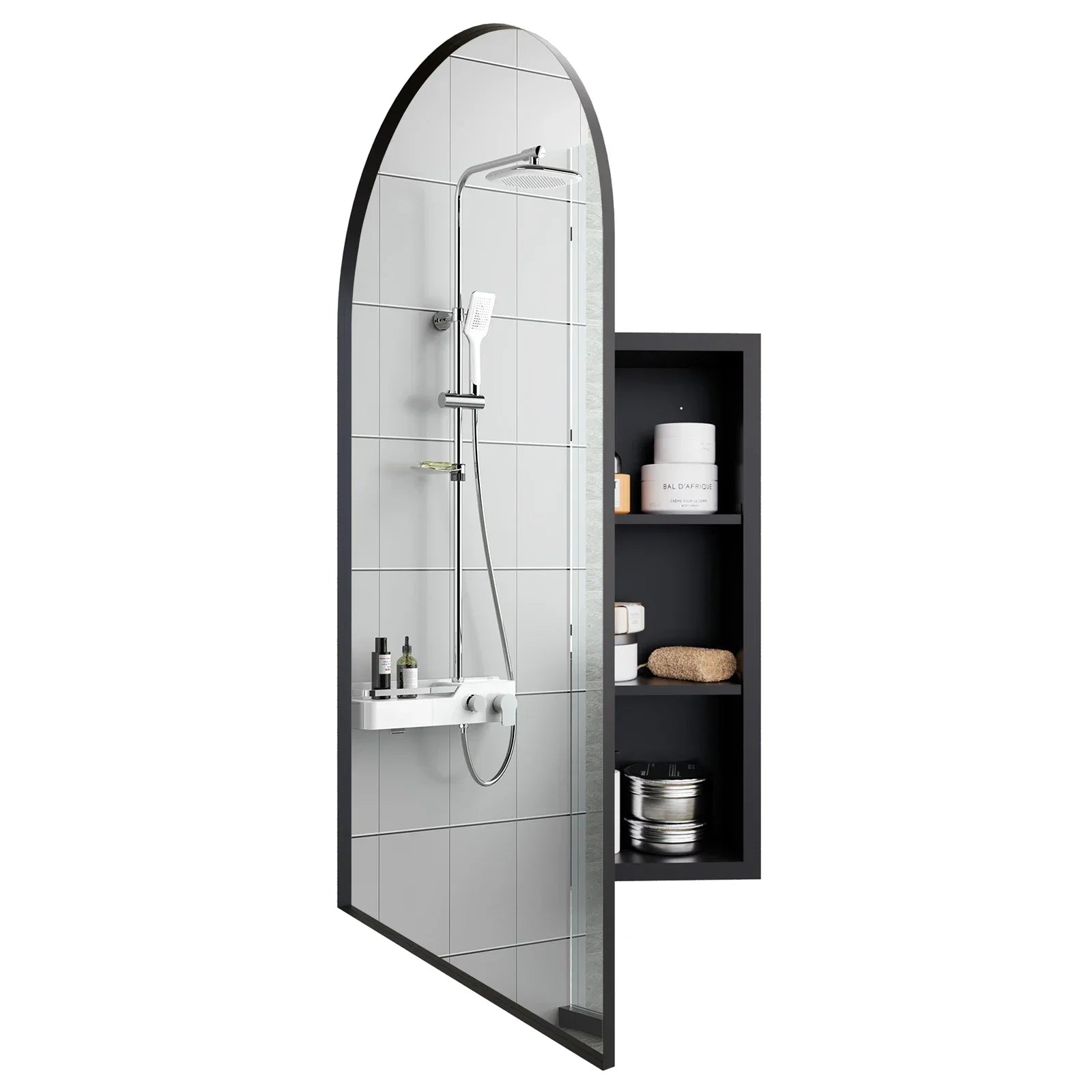 Espejo con armario arqueado