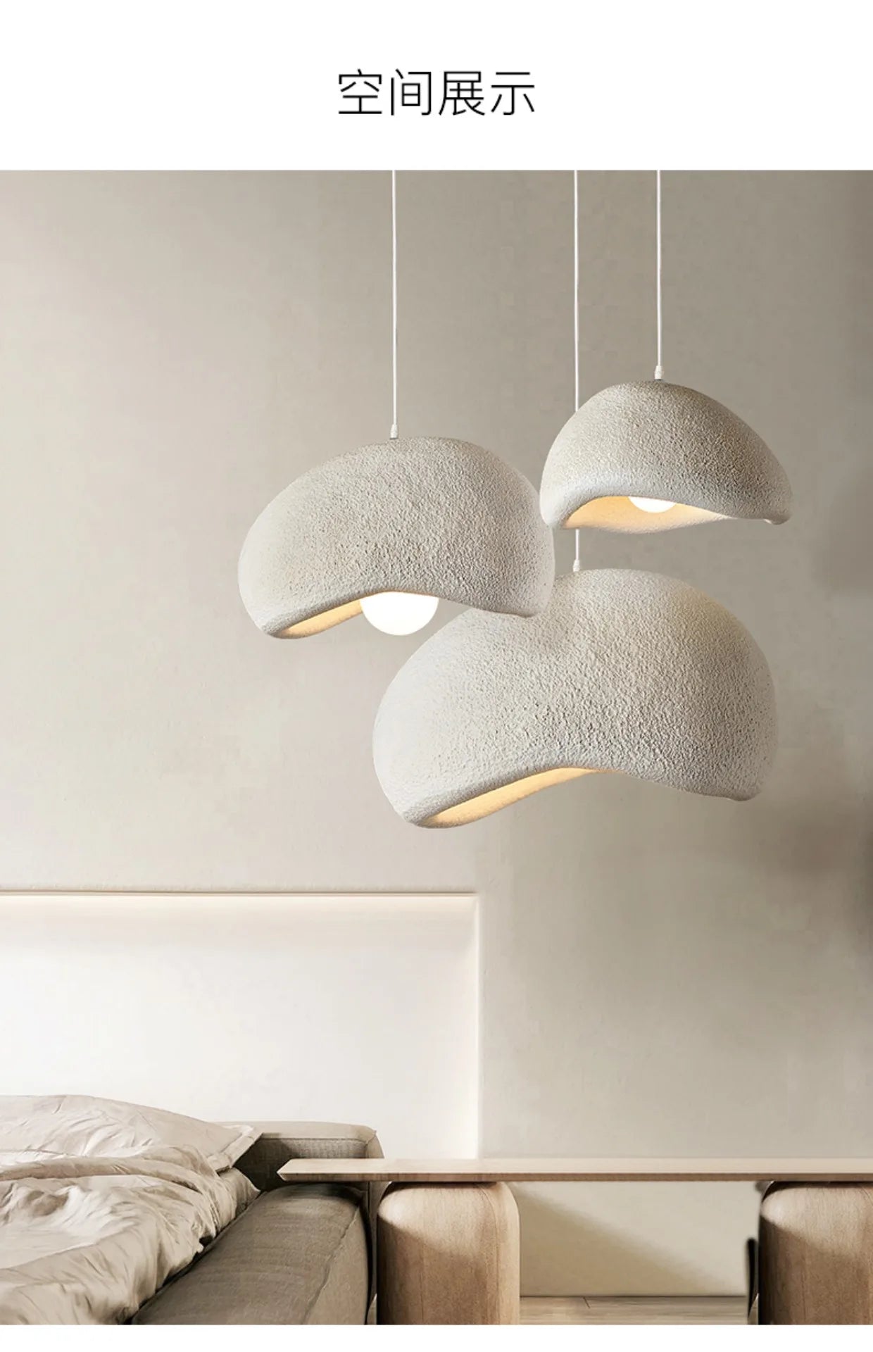 Lámpara colgante estilo japonés