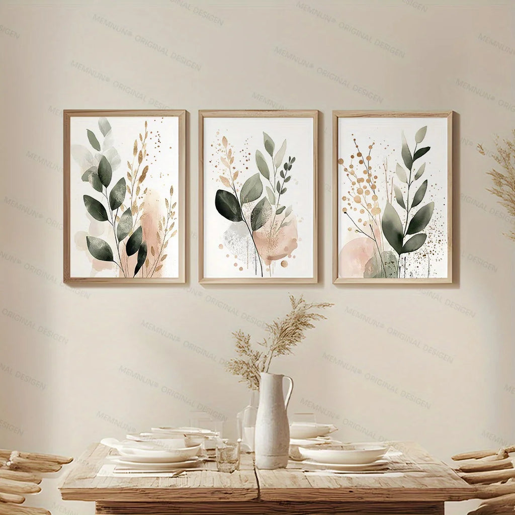 Láminas botánicas 30x40 cm (pack 3)