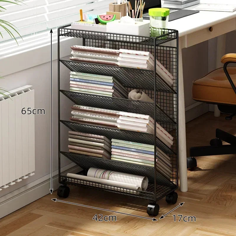 Estantería móvil de metal