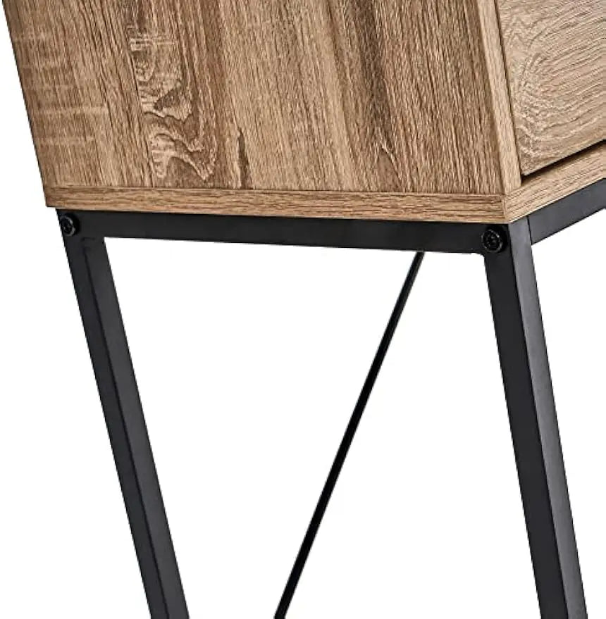 Consola de entrada madera y metal