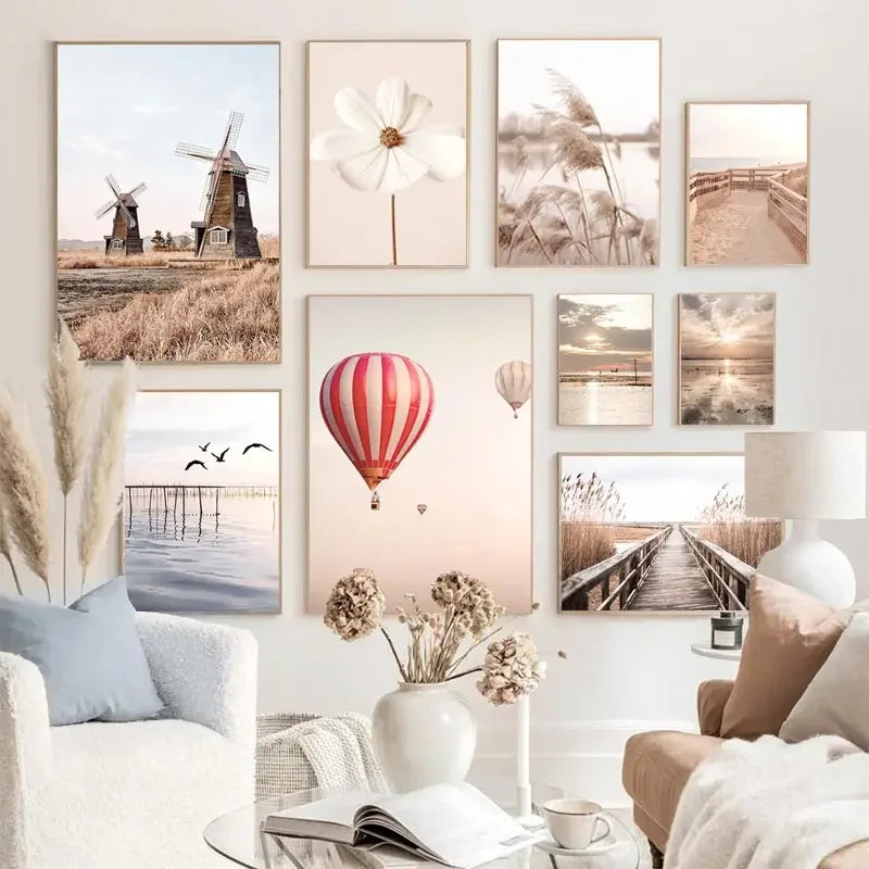 Lámina paisaje nórdico